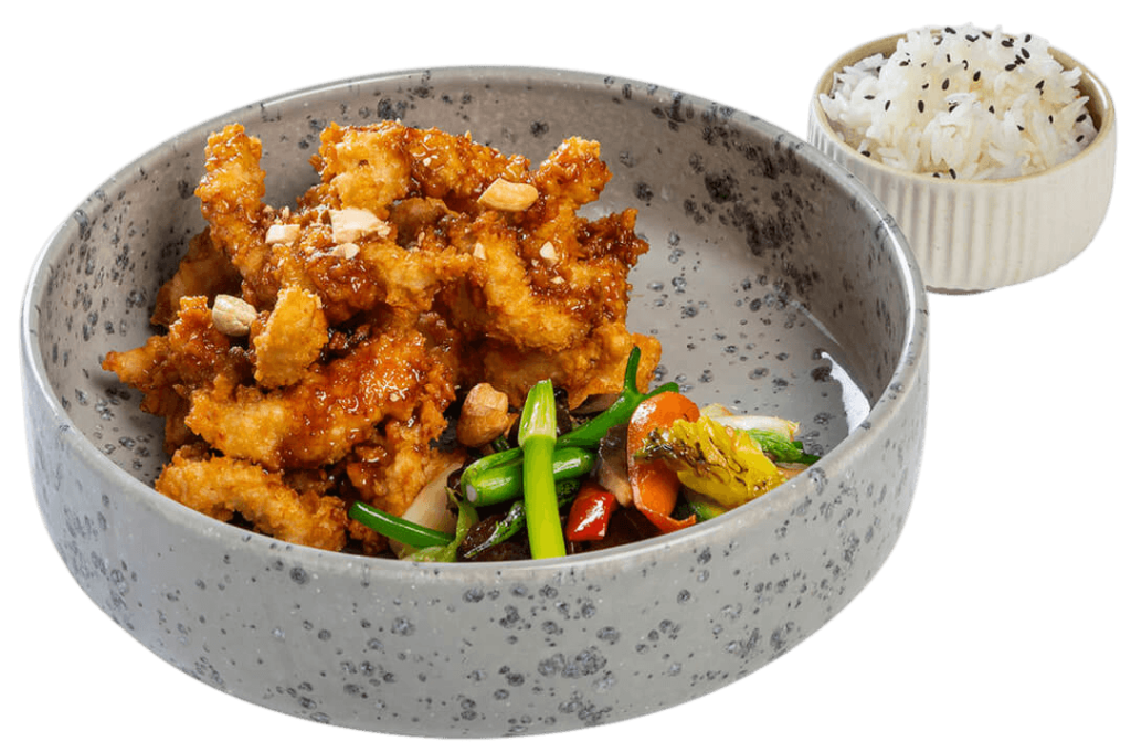 Cashew chicken asian dish