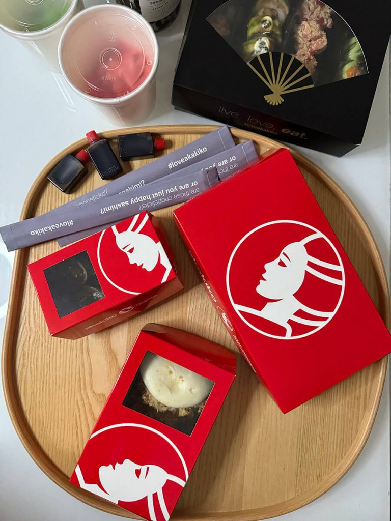 Akakiko packaging for delivery