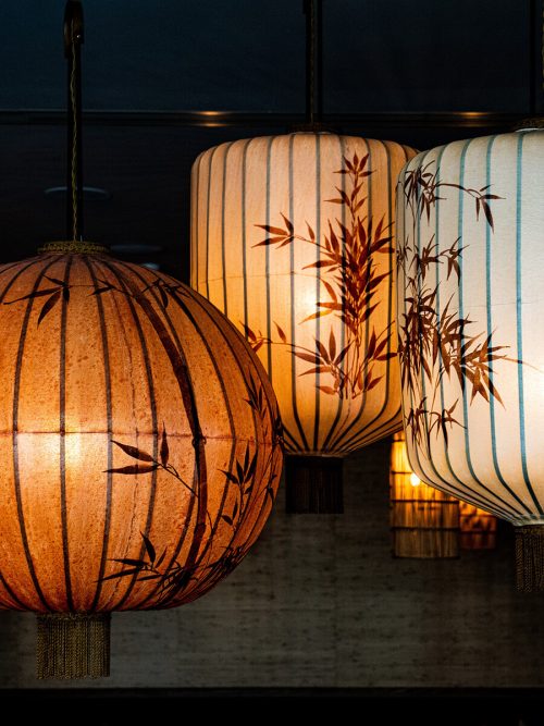 Lamps with asian theme
