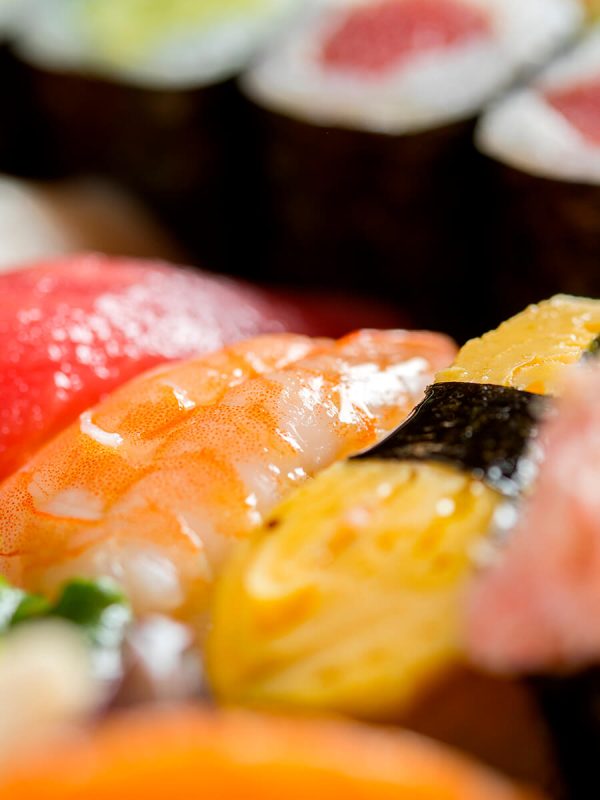 Sushi selection