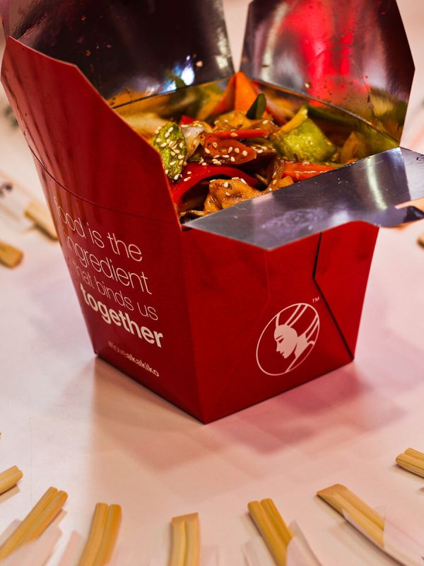 Noodle inside a box from akakiko