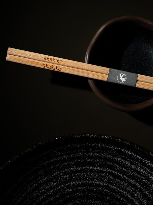 Akakiko chopsticks with logo